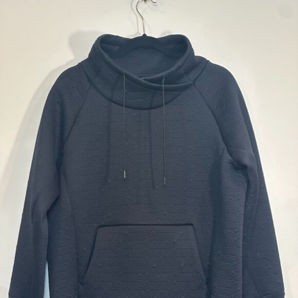 Athleta Women's Quilted Black Pullover Sweatshirt Size XL - Picture 4 of 9